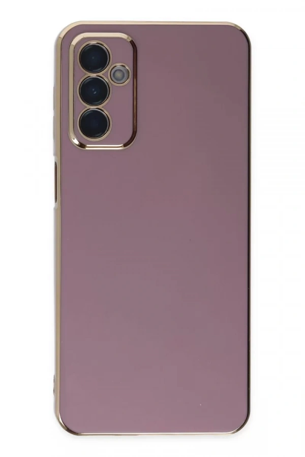 Samsung Galaxy M23 Kılıf Volet Silikon - Mor
