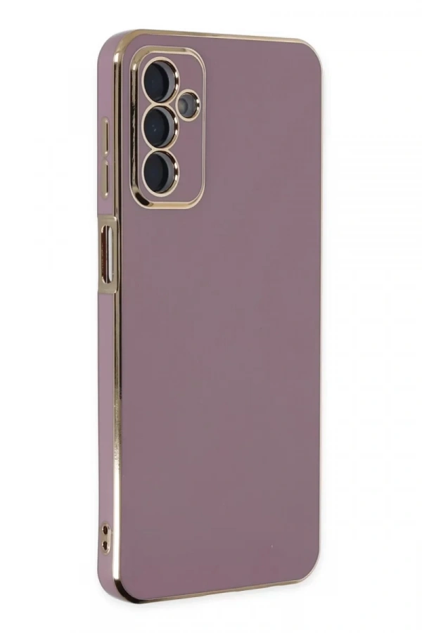 Samsung Galaxy M23 Kılıf Volet Silikon - Mor
