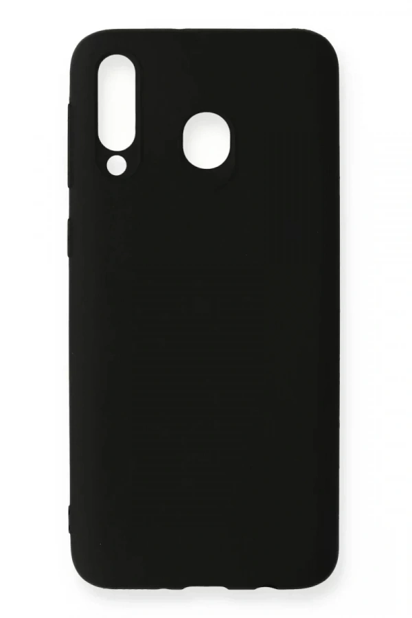 Samsung Galaxy M30 Kılıf First Silikon - Siyah