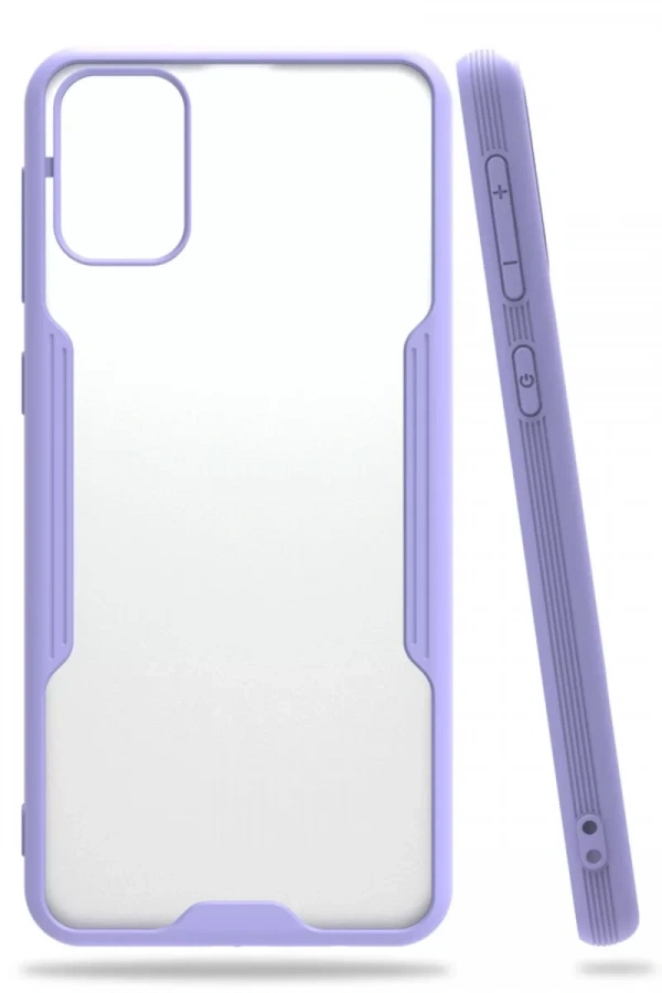 Samsung Galaxy M31 Kılıf Platin Silikon - Lila