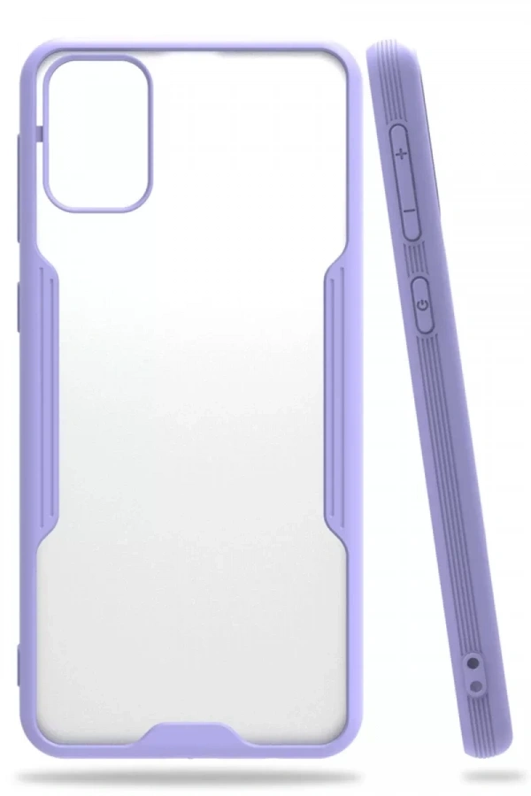 Samsung Galaxy M31 Kılıf Platin Silikon - Lila