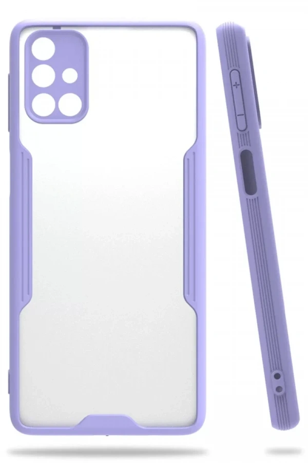 Samsung Galaxy M31S Kılıf Platin Silikon - Lila