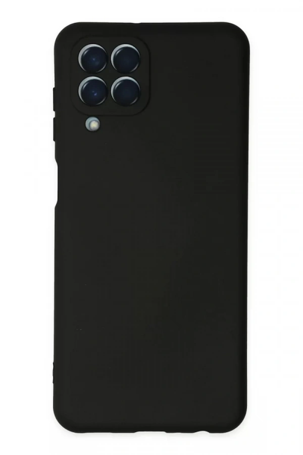 Samsung Galaxy M33 Kılıf Nano içi Kadife Silikon - Siyah