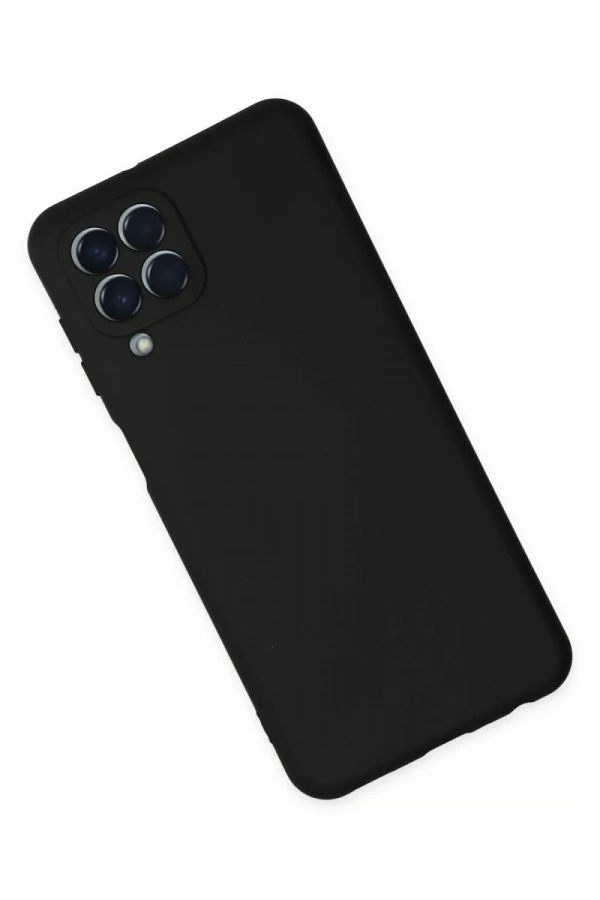 Samsung Galaxy M33 Kılıf Nano içi Kadife Silikon - Siyah