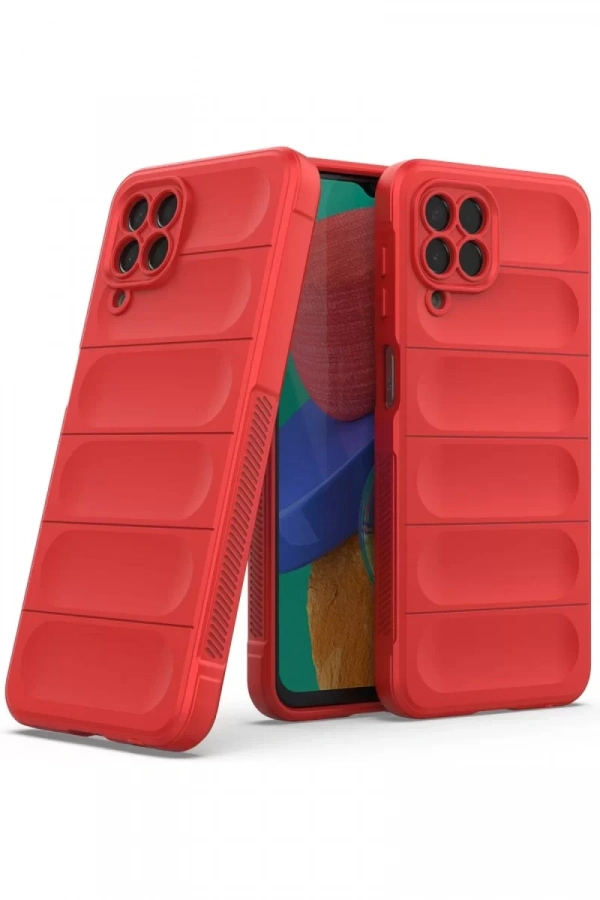 Samsung Galaxy M33 Kılıf Optimum Silikon - Kırmızı