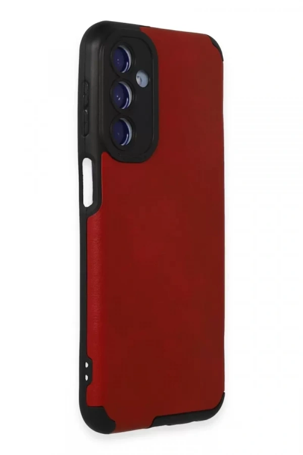 Samsung Galaxy M34 5G Kılıf Loop Deri Silikon - Kırmızı