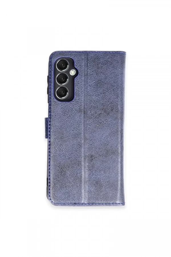 Samsung Galaxy M34 5G Kılıf Trend S Plus Kapaklı Kılıf - Lacivert