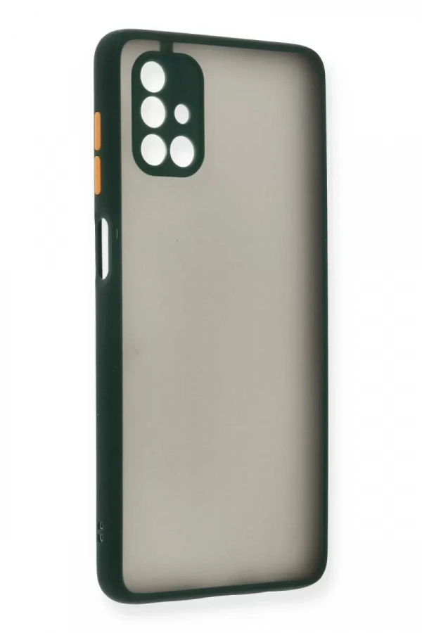 Samsung Galaxy M51 Kılıf Montreal Silikon Kapak - Yeşil