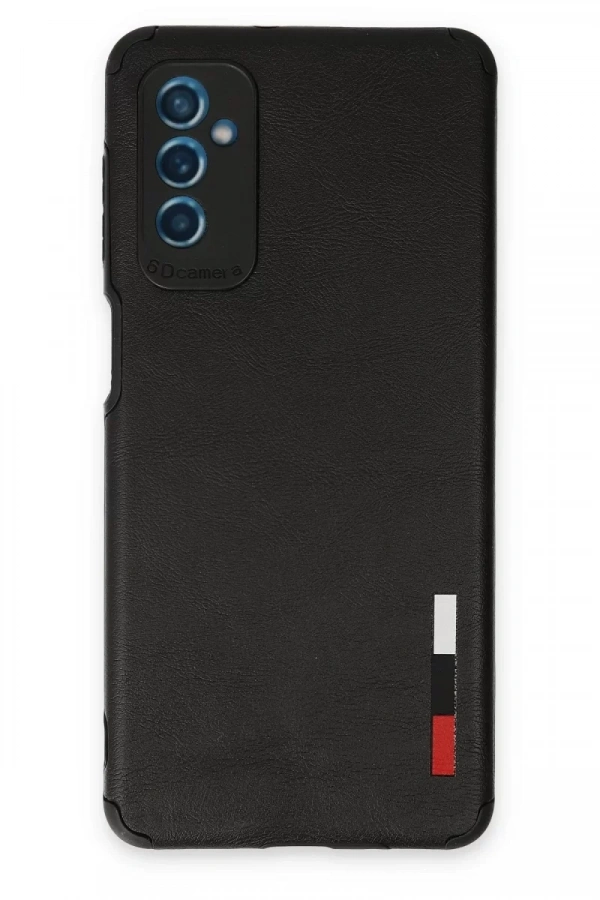 Samsung Galaxy M52 5G Kılıf Loop Deri Silikon - Siyah