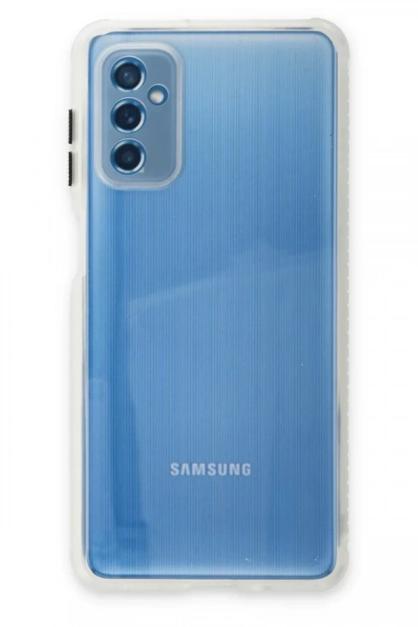 Samsung Galaxy M52 5G Kılıf Miami Şeffaf Silikon - Şeffaf
