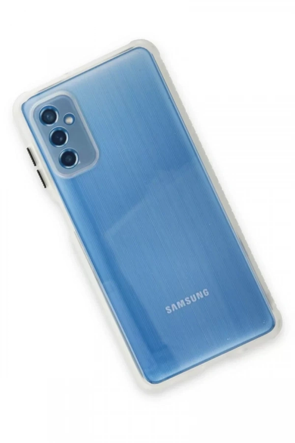 Samsung Galaxy M52 5G Kılıf Miami Şeffaf Silikon - Şeffaf