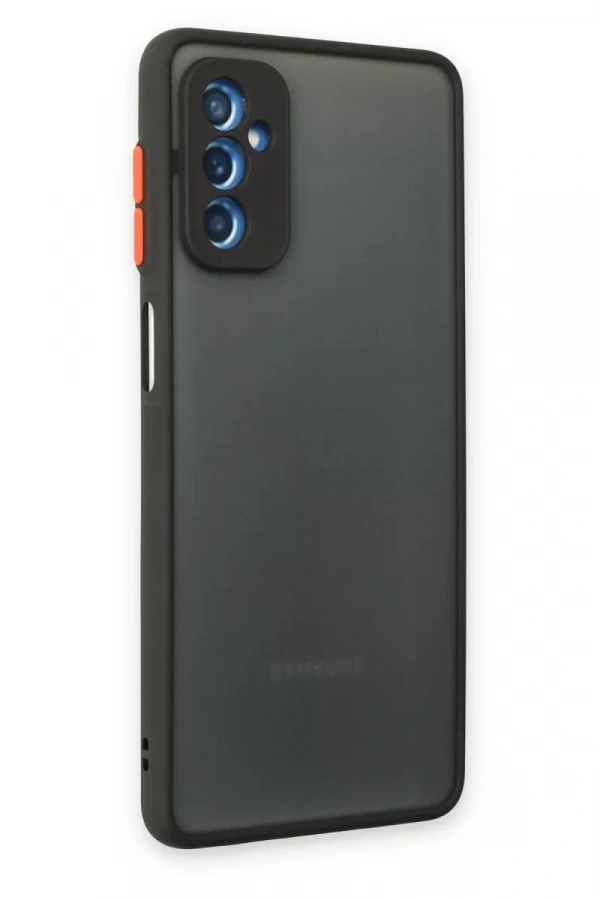 Samsung Galaxy M52 5G Kılıf Montreal Silikon Kapak - Siyah