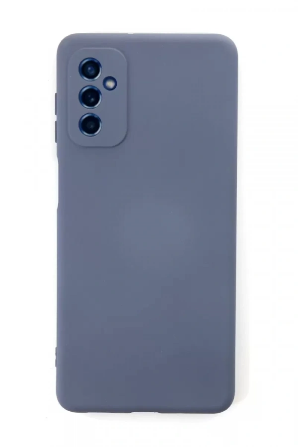 Samsung Galaxy M52 5G Kılıf Nano içi Kadife Silikon - Gri
