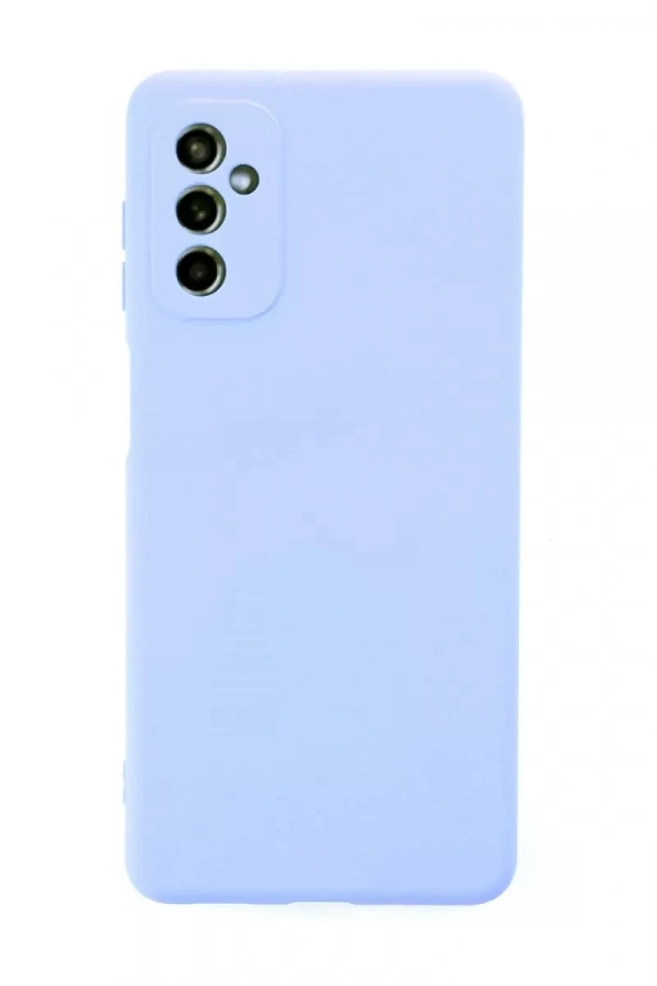 Samsung Galaxy M52 5G Kılıf Nano içi Kadife Silikon - Lila