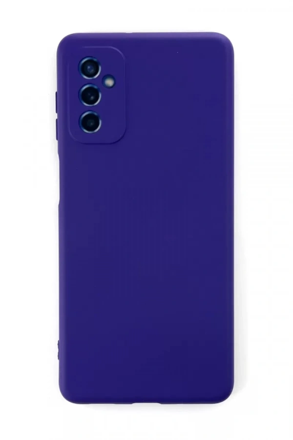 Samsung Galaxy M52 5G Kılıf Nano içi Kadife Silikon - Mor