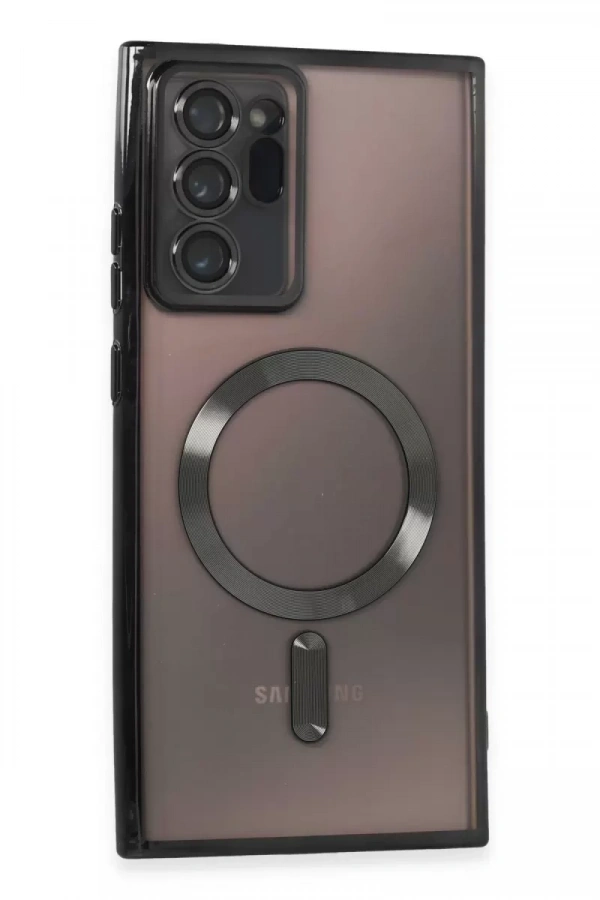 Samsung Galaxy Note 20 Ultra Kılıf Kross Magneticsafe Kapak - Siyah