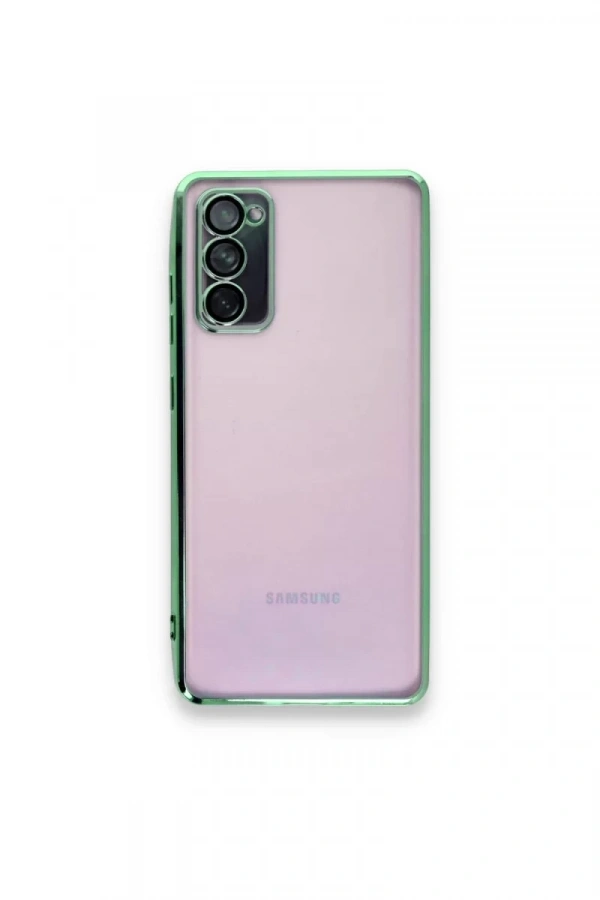 Samsung Galaxy S20 FE Kılıf Lensli Silikon - Yeşil