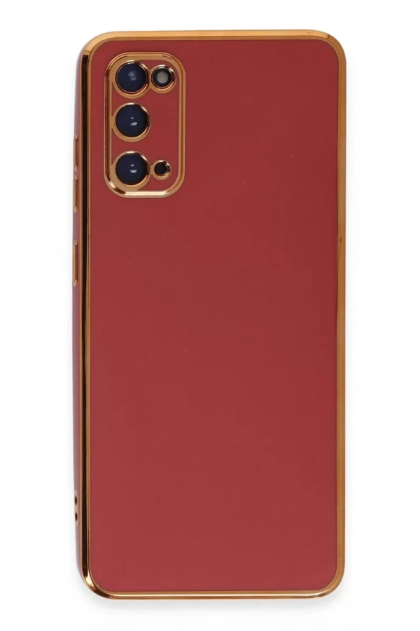 Samsung Galaxy S20 Kılıf Volet Silikon - Kırmızı