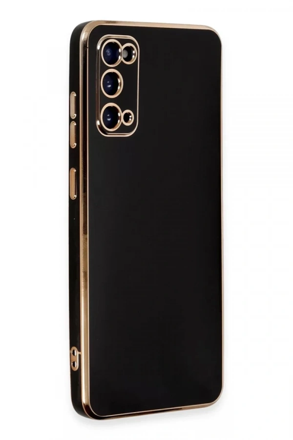 Samsung Galaxy S20 Kılıf Volet Silikon - Siyah