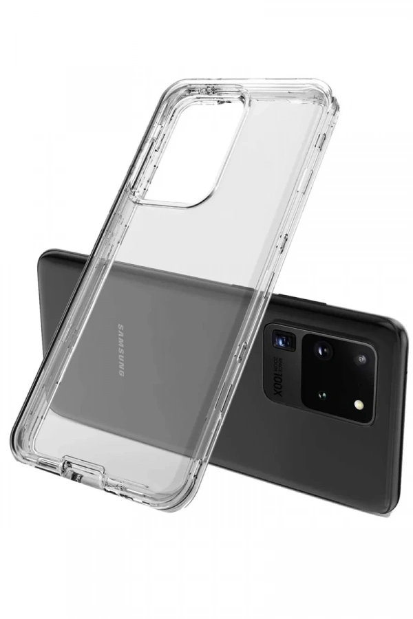 Samsung Galaxy S20 Plus Kılıf Lüx Şeffaf Silikon
