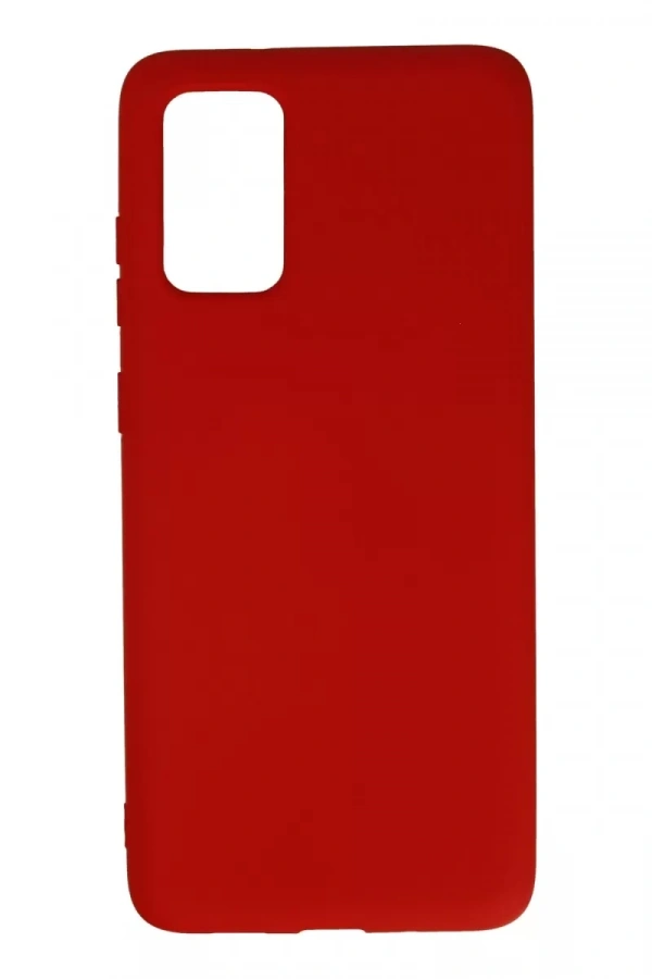 Samsung Galaxy S20 Plus Kılıf Nano içi Kadife Silikon - Kırmızı