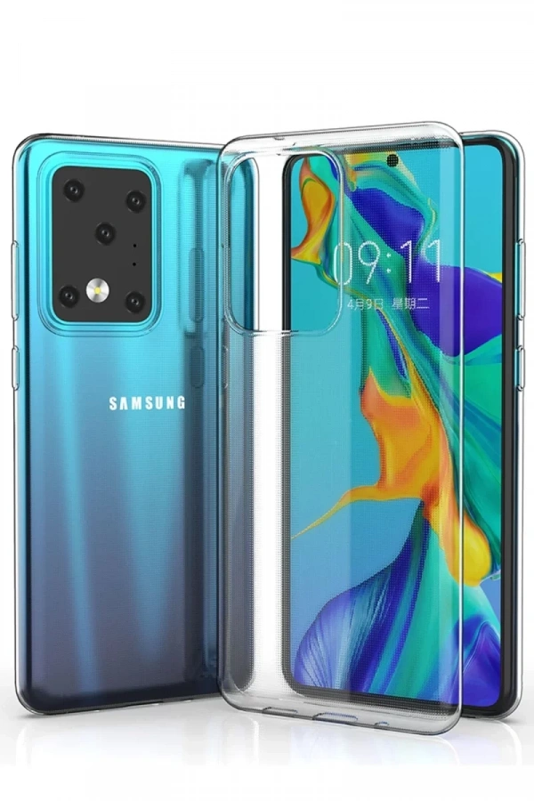 Samsung Galaxy S20 Ultra Kılıf Lüx Şeffaf Silikon