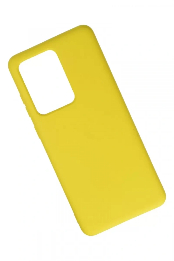 Samsung Galaxy S20 Ultra Kılıf Nano içi Kadife Silikon - Sarı