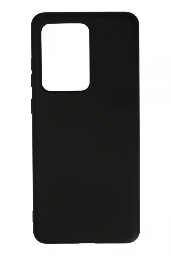 Samsung Galaxy S20 Ultra Kılıf Nano içi Kadife Silikon - Siyah