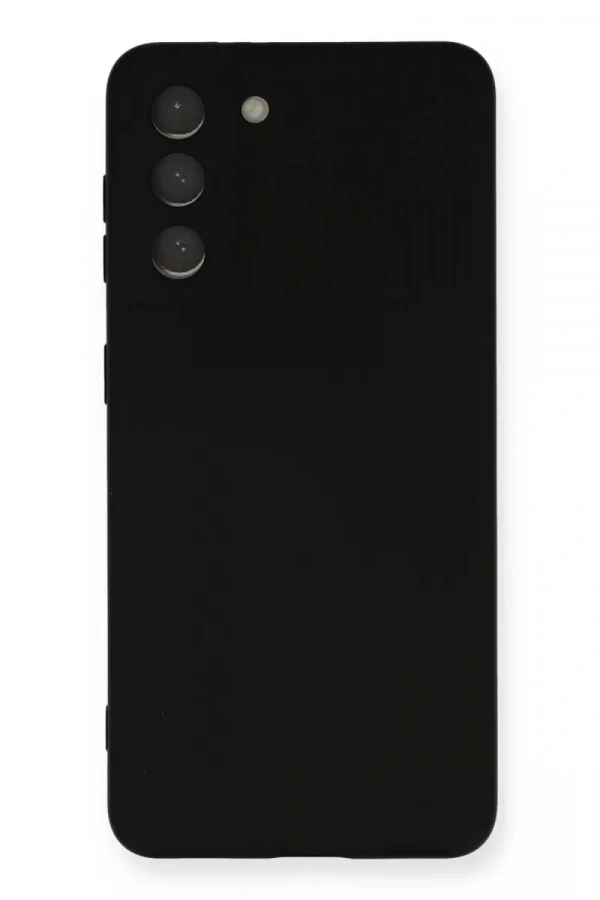 Samsung Galaxy S21 FE Kılıf Nano içi Kadife Silikon - Siyah