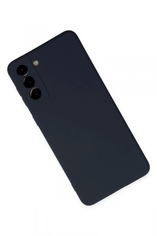 Samsung Galaxy S21 Plus Kılıf Nano içi Kadife Silikon - Lacivert