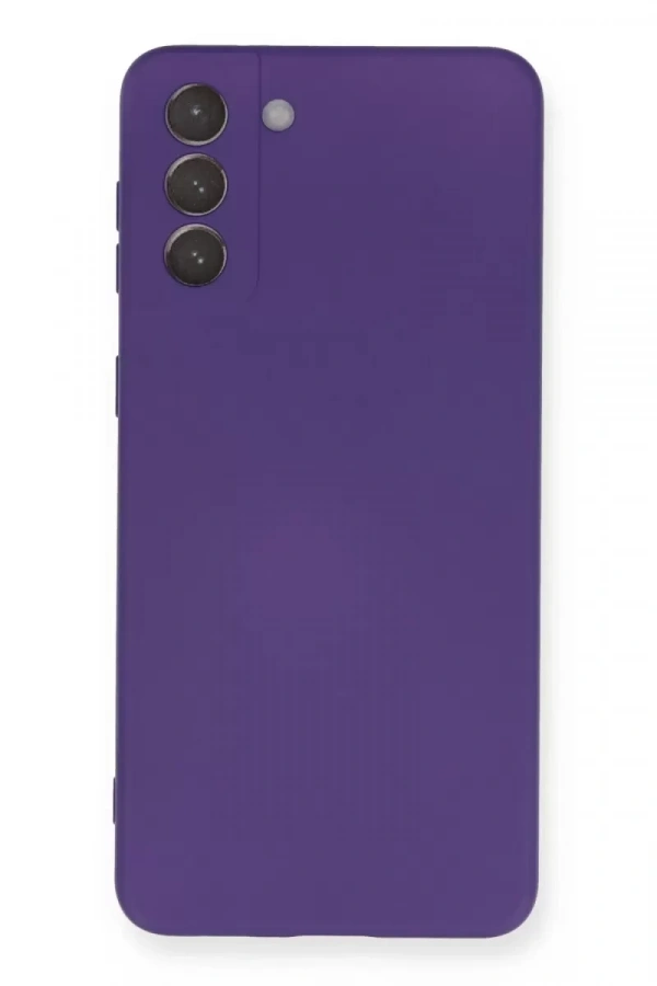 Samsung Galaxy S21 Plus Kılıf Nano içi Kadife Silikon - Mor