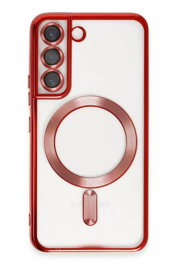 Samsung Galaxy S22 Kılıf Kross Magneticsafe Kapak - Kırmızı