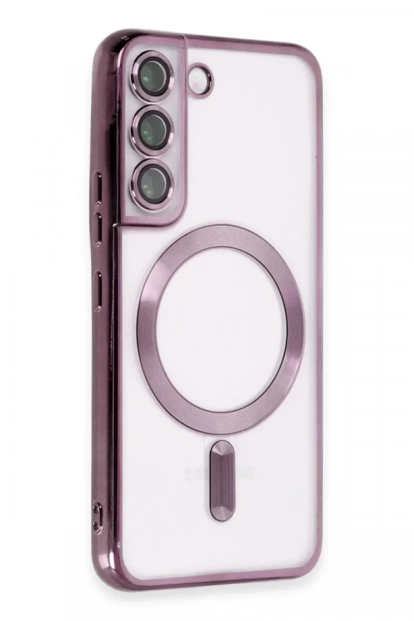 Samsung Galaxy S22 Kılıf Kross Magneticsafe Kapak - Mor