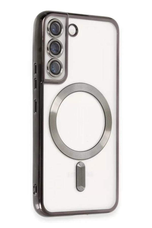 Samsung Galaxy S22 Kılıf Kross Magneticsafe Kapak - Siyah