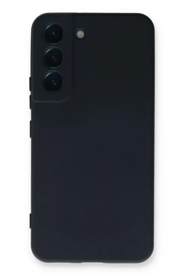 Samsung Galaxy S22 Plus Kılıf Nano içi Kadife Silikon - Lacivert