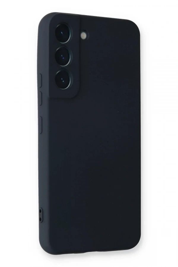 Samsung Galaxy S22 Plus Kılıf Nano içi Kadife Silikon - Lacivert