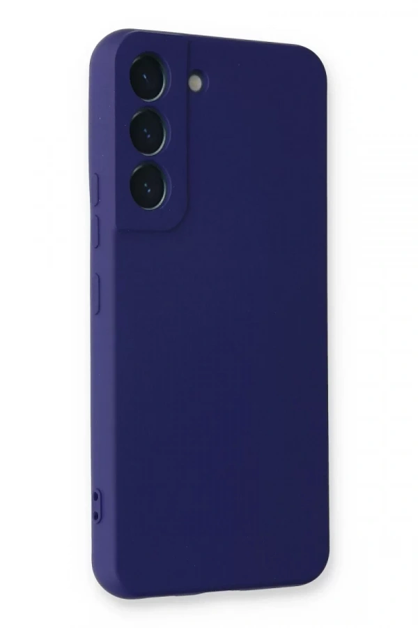 Samsung Galaxy S22 Plus Kılıf Nano içi Kadife Silikon - Mor