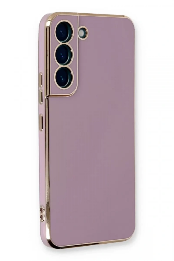 Samsung Galaxy S22 Plus Kılıf Volet Silikon - Mor