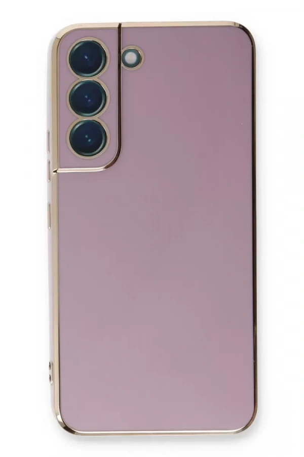 Samsung Galaxy S22 Plus Kılıf Volet Silikon - Mor