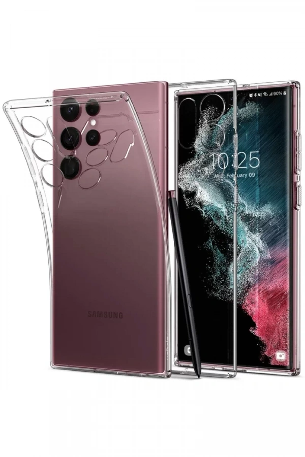 Samsung Galaxy S22 Ultra Kılıf Lüx Şeffaf Silikon