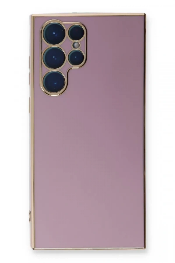 Samsung Galaxy S22 Ultra Kılıf Volet Silikon - Mor