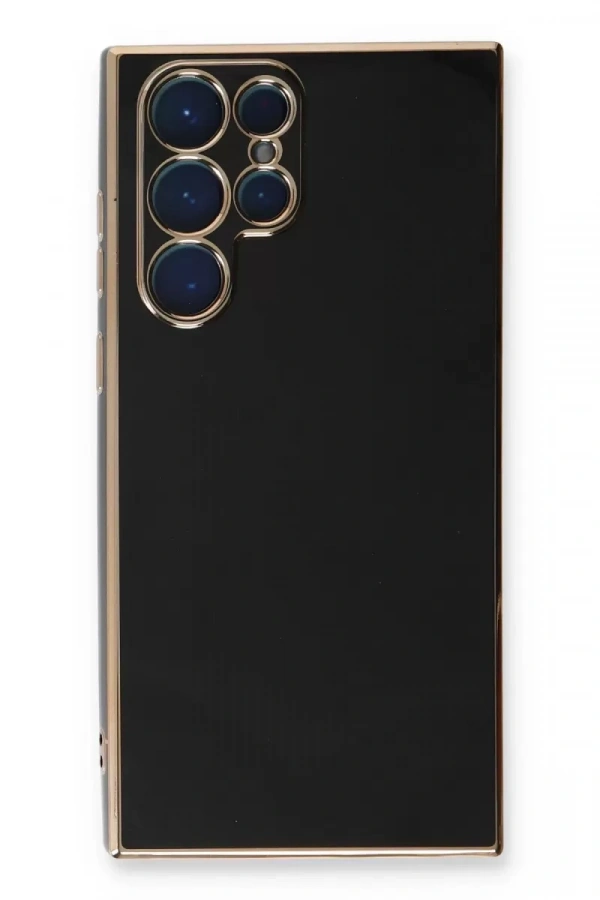 Samsung Galaxy S22 Ultra Kılıf Volet Silikon - Siyah