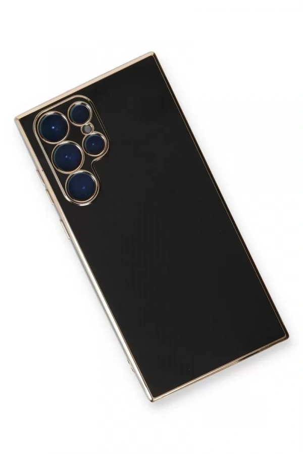 Samsung Galaxy S22 Ultra Kılıf Volet Silikon - Siyah