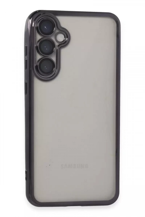 Samsung Galaxy S23 FE Kılıf Lensli Silikon - Mor