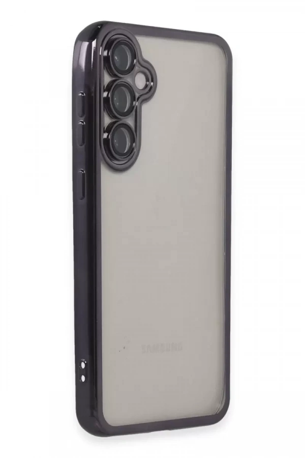 Samsung Galaxy S23 FE Kılıf Lensli Silikon - Mor