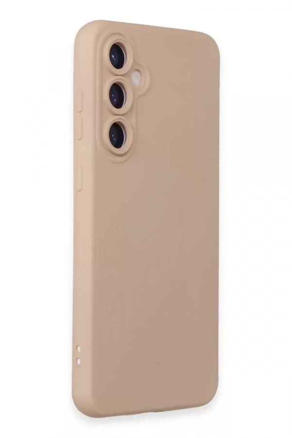 Samsung Galaxy S23 FE Kılıf Nano içi Kadife Silikon - Pudra