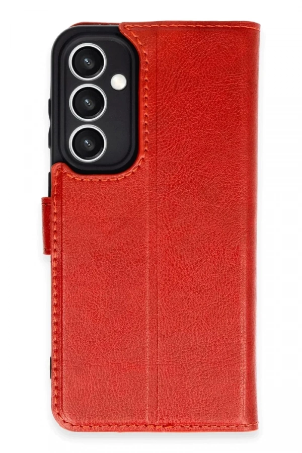 Samsung Galaxy S23 FE Kılıf Trend S Plus Kapaklı Kılıf - Kırmızı