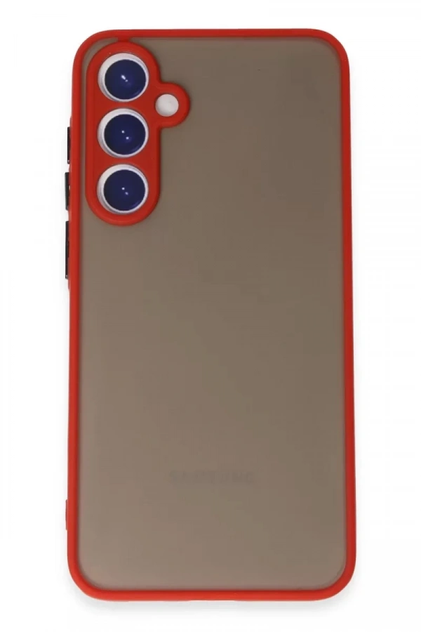 Samsung Galaxy S23 Kılıf Montreal Silikon Kapak - Kırmızı