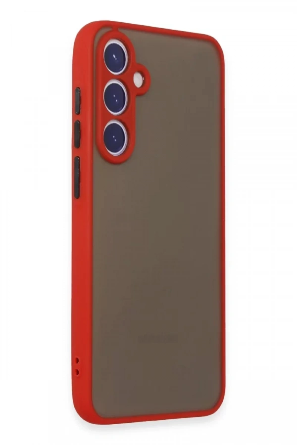 Samsung Galaxy S23 Kılıf Montreal Silikon Kapak - Kırmızı