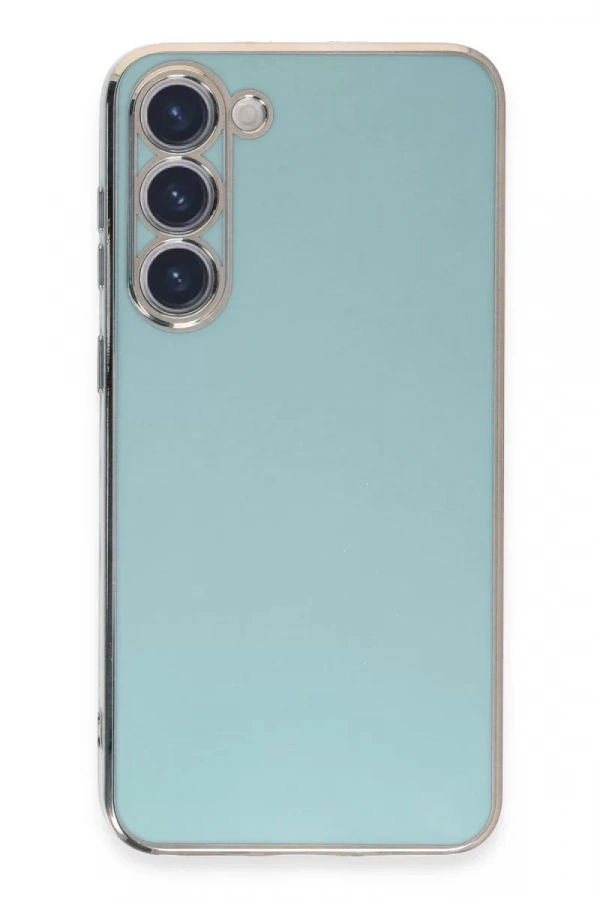Samsung Galaxy S23 Kılıf Volet Silikon - Açık Yeşil
